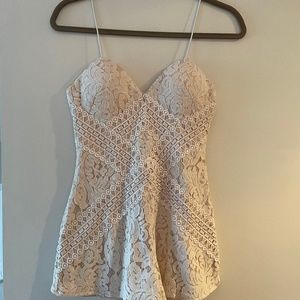 White Lace Romper